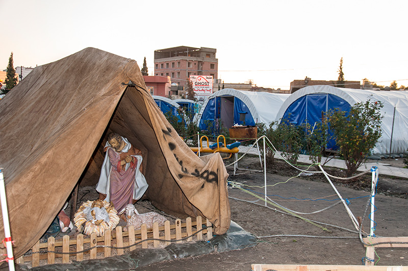 Navidad 2014 en campo de refugiados de Erbil