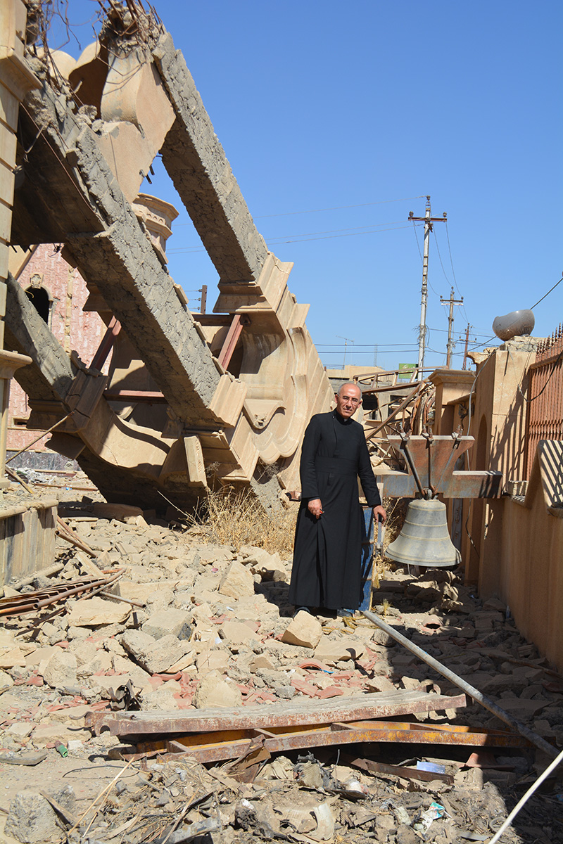 8.2. Iglesia destruida en Qaraqosh